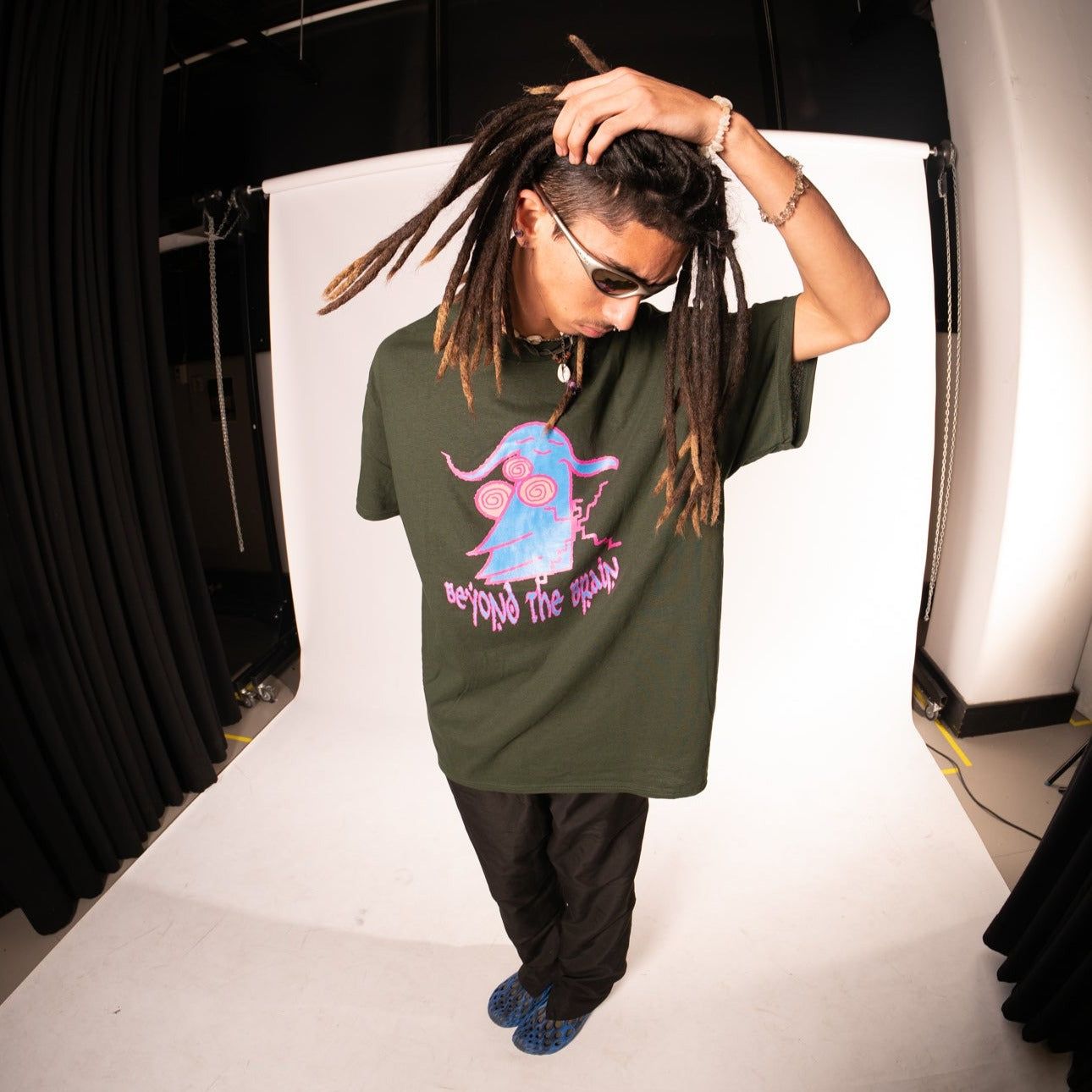 Beyond The Brain Tee - Forest Green - STÜM Productions