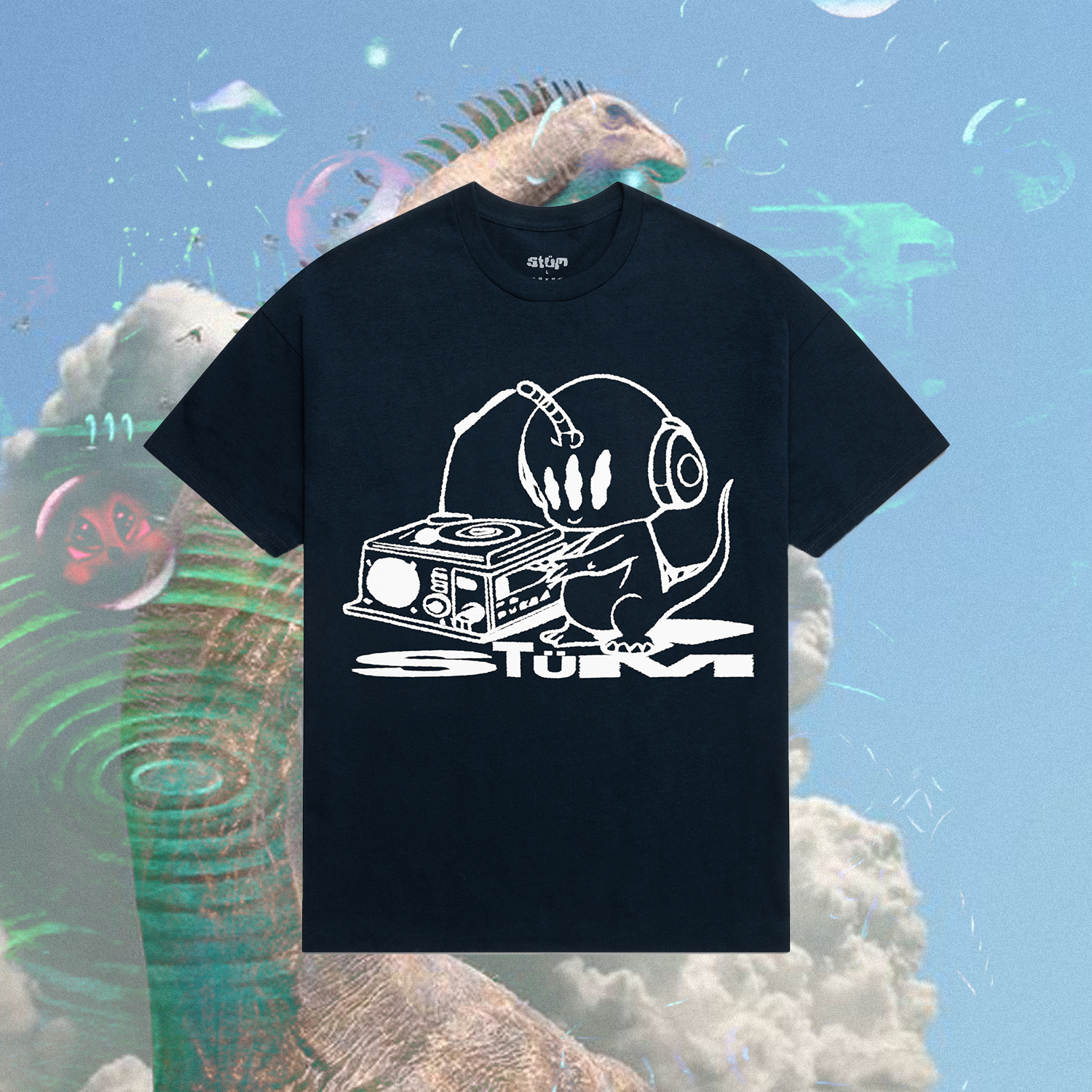 Dino Tee - Navy - STÜM Productions