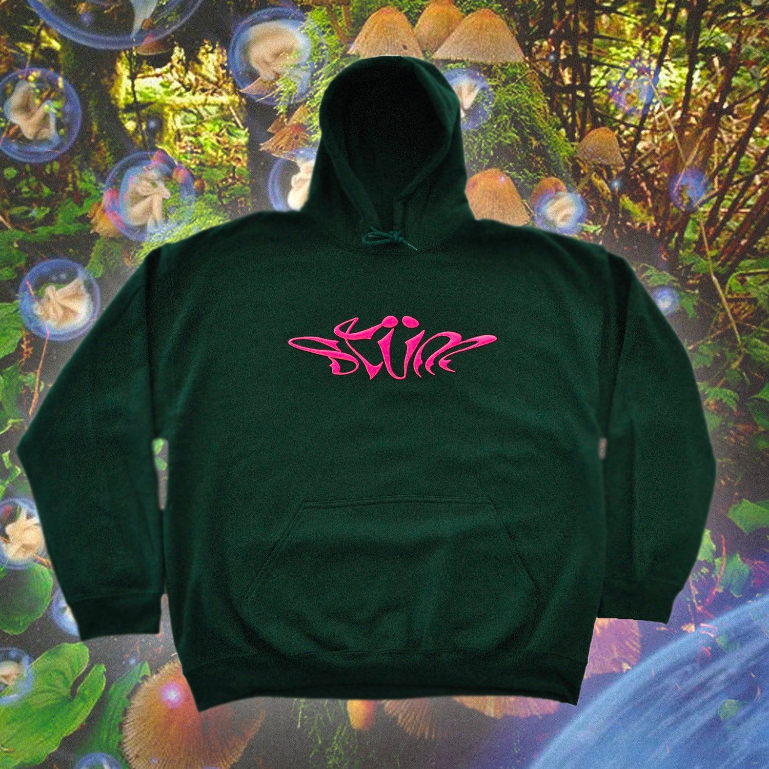 Dream Hack Hoodie - Forest Green - STÜM Productions