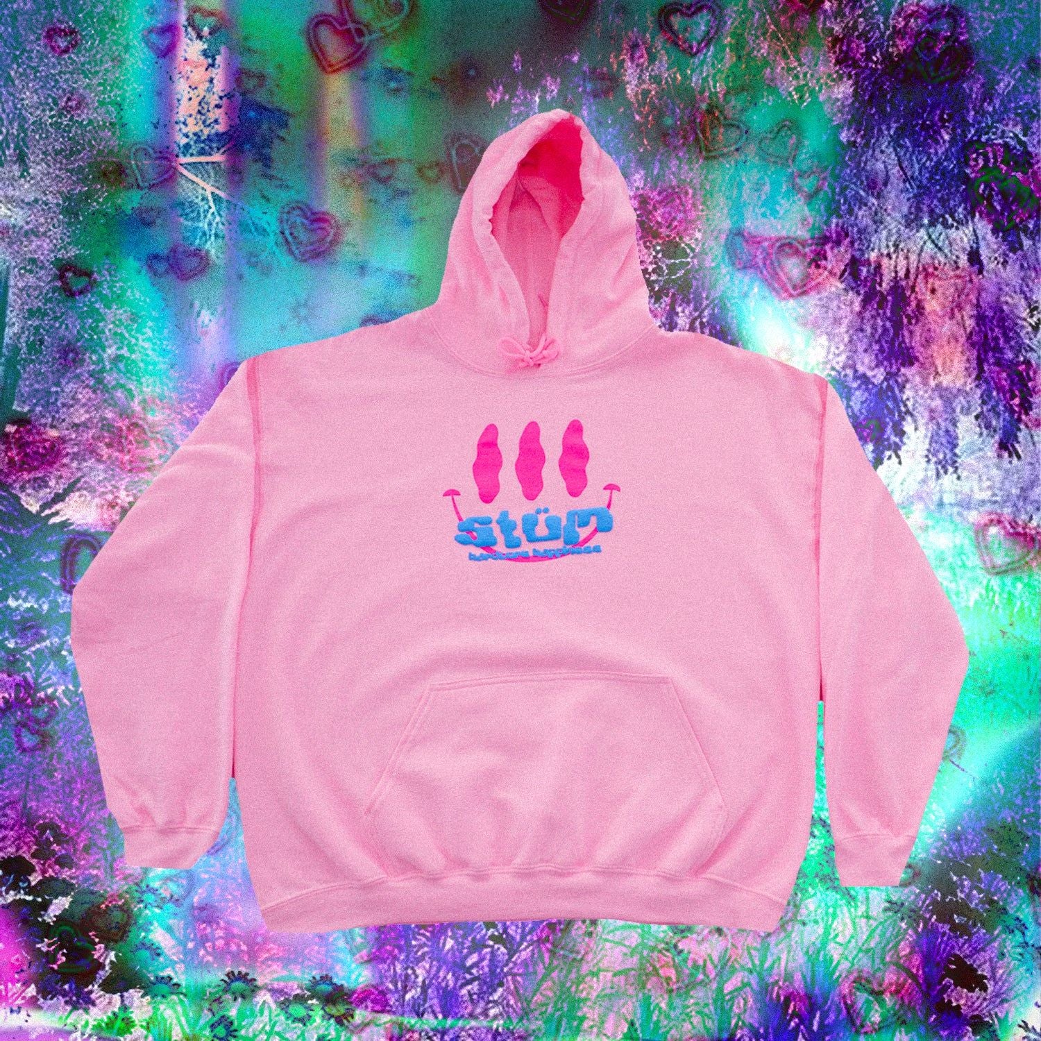 Dream Mega PUFF Hoodie - PINK - STÜM Productions