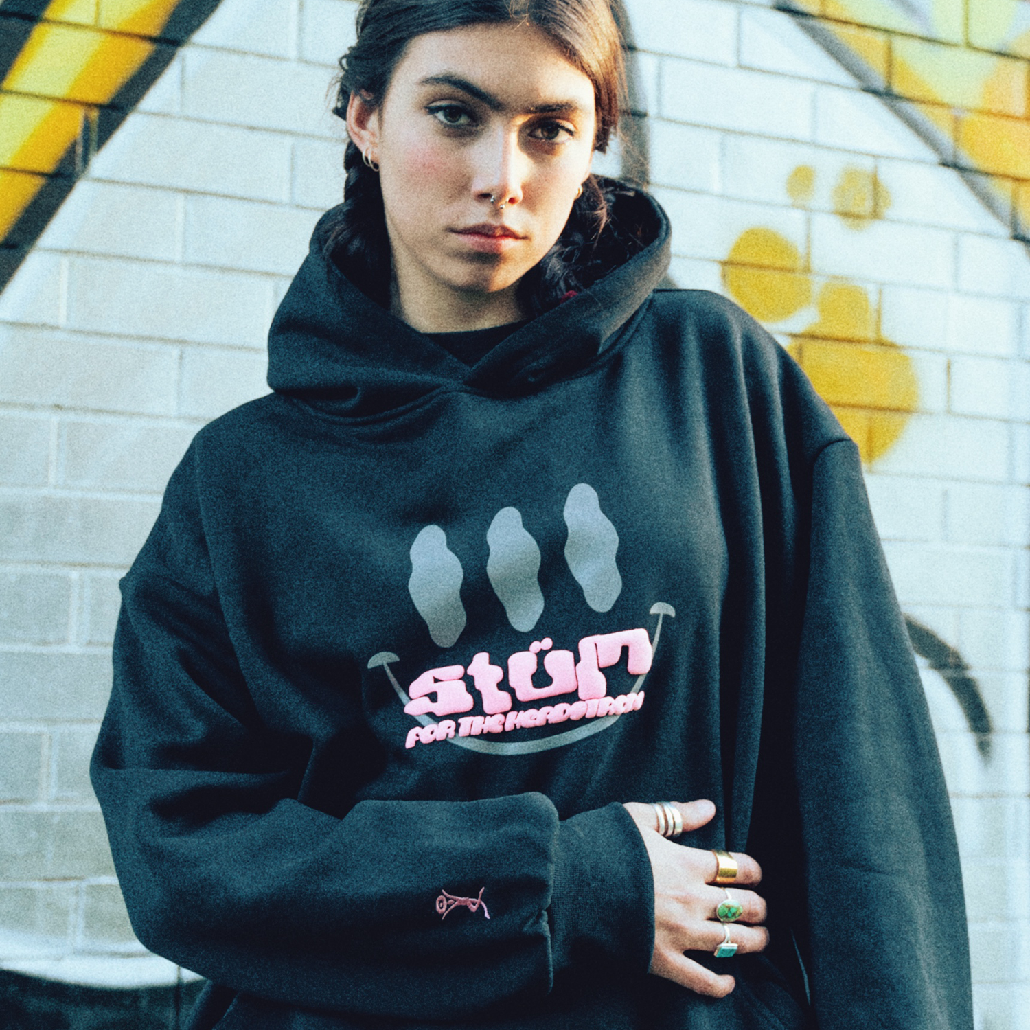 For The Headstrong Hoodie - BLACK - STÜM Productions