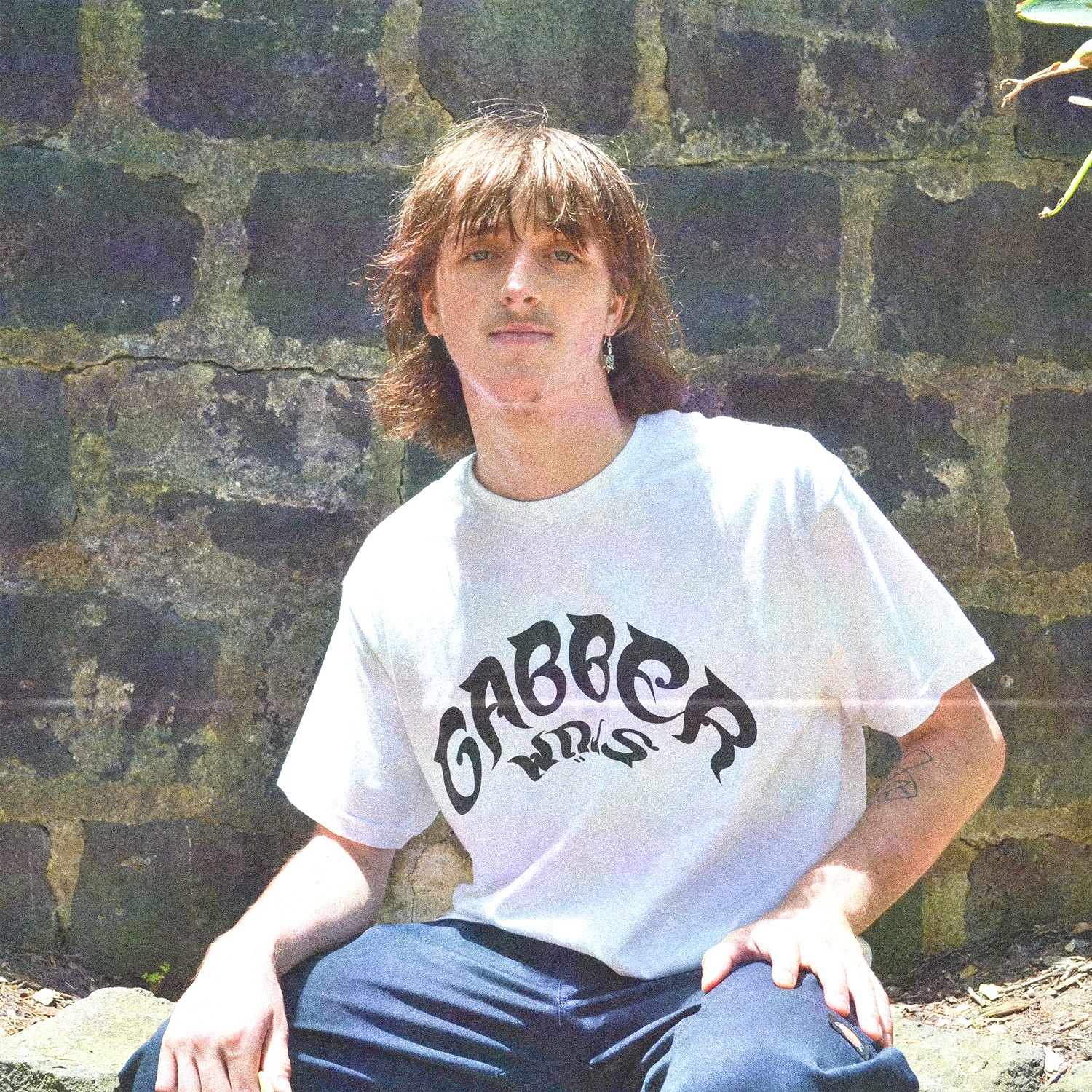 GABBER Tee - White - STÜM Productions