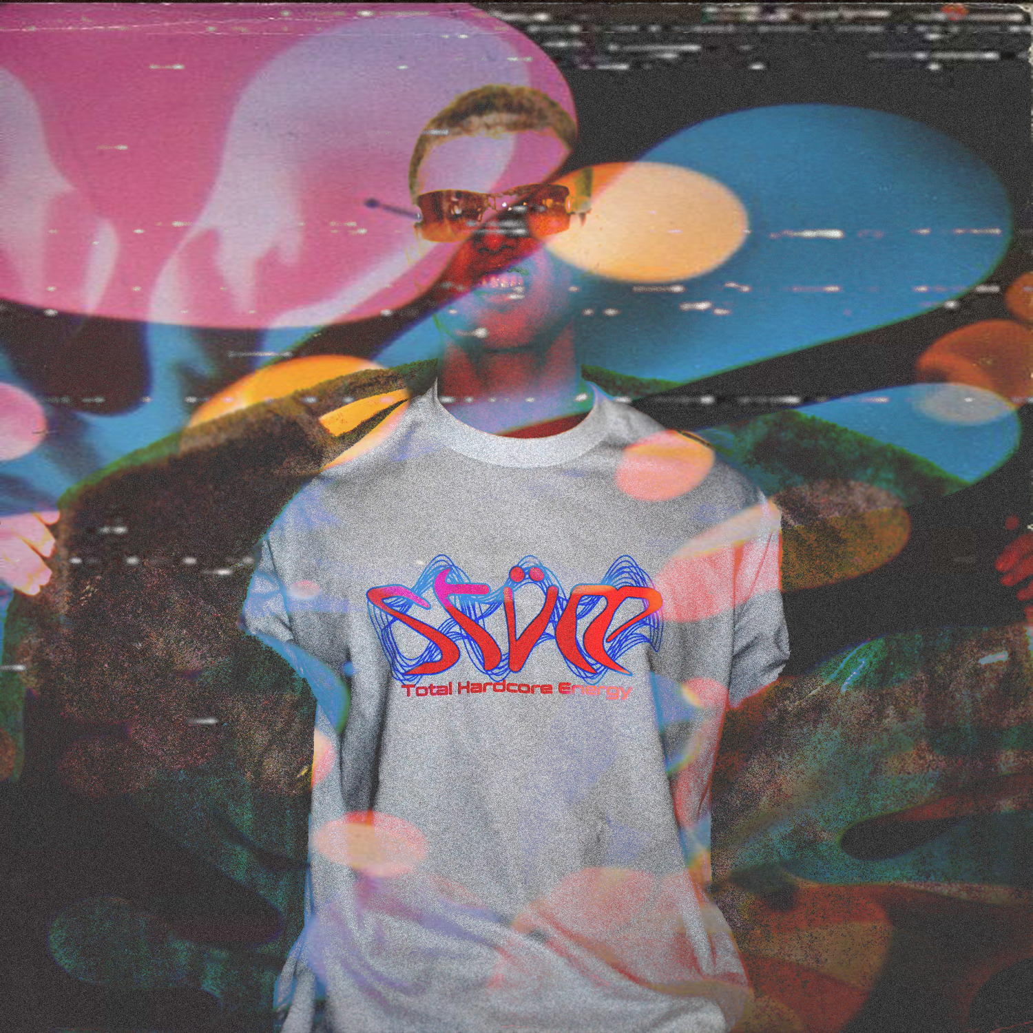 Hardcore Energy Tee - White - STÜM Productions