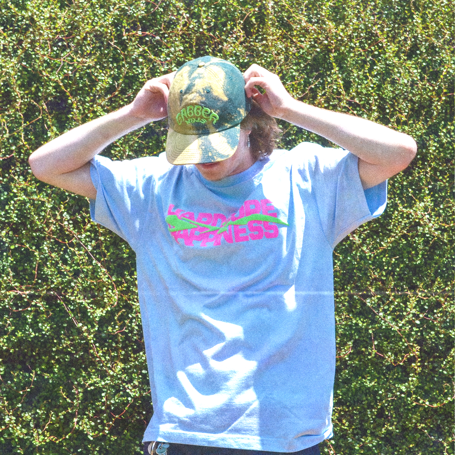 Hardcore Happiness Tee - Sky Blue - STÜM Productions