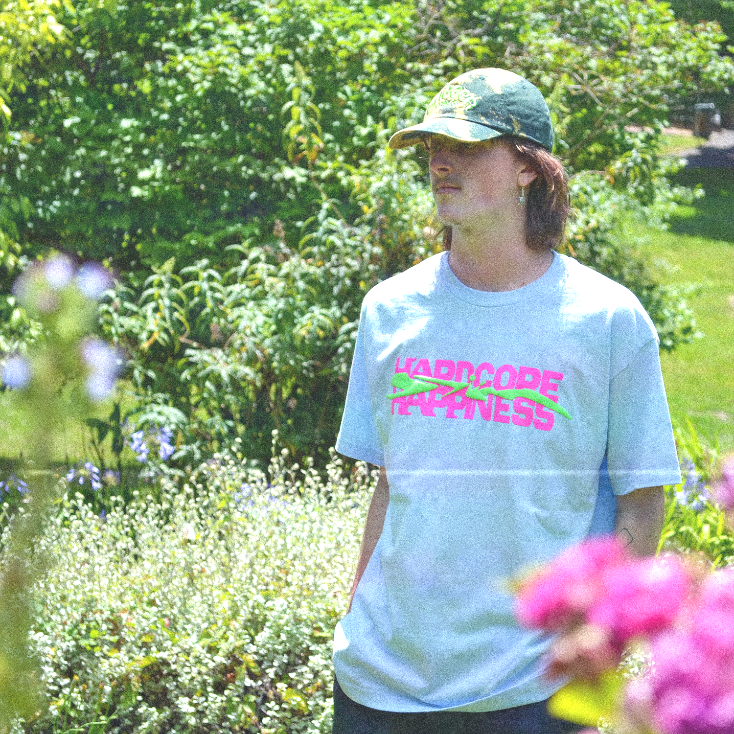 Hardcore Happiness Tee - Sky Blue - STÜM Productions