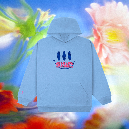 Head Strong Hoodie - Baby Blue - STÜM Productions