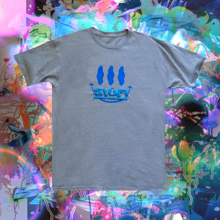 Headstrong Tee - Grey Marle - STÜM Productions