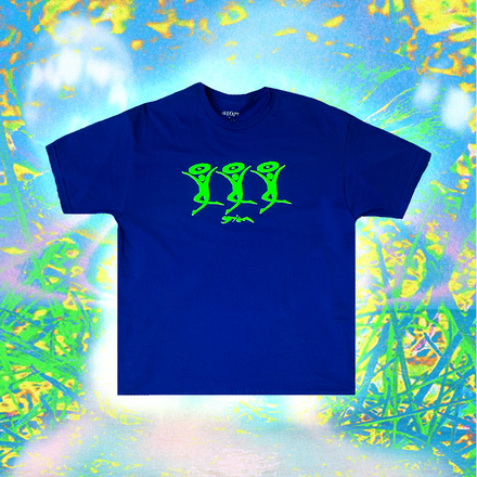 KEEP ON MOVIN! Tee - Royale Blue - STÜM Productions