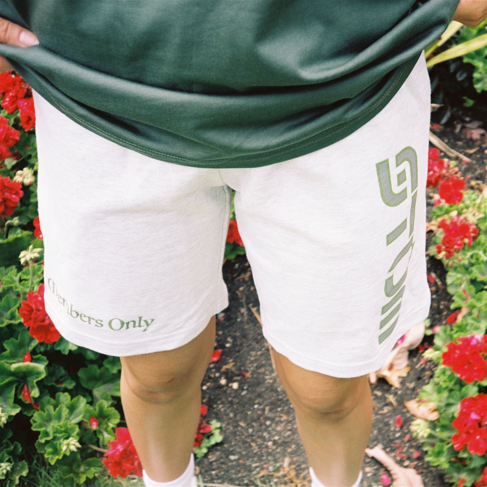 Members Only Tracksuit Short - Snow Marle - STÜM Productions