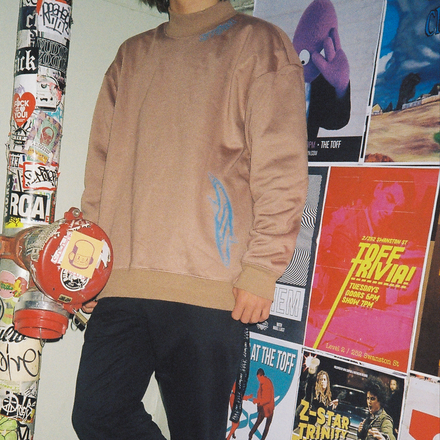 Mock Neck Jumper - Dark Beige - STÜM Productions