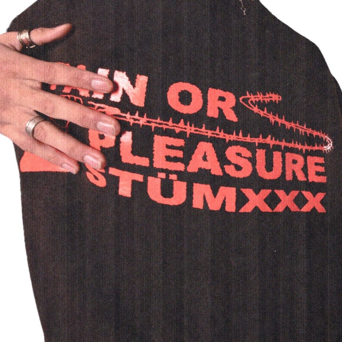 Pain or Pleasure Tee - Black - STÜM Productions
