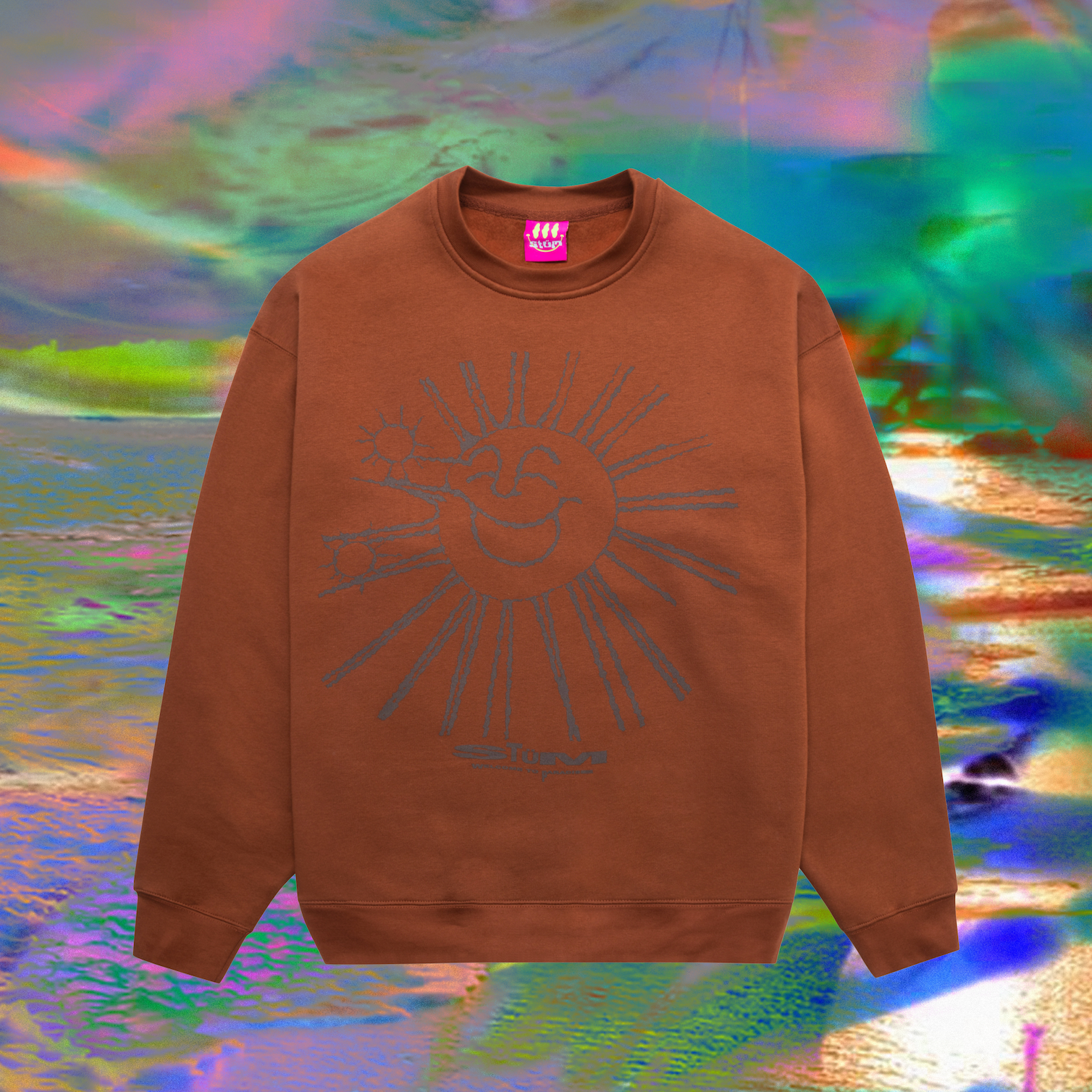 Paradise Crew Neck Jumper - Copper - STÜM Productions
