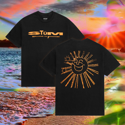 Paradise Tee - Black - STÜM Productions