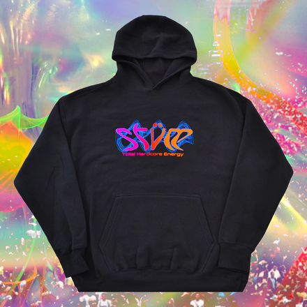 Premium Hardcore Energy Hoodie - Black - STÜM Productions