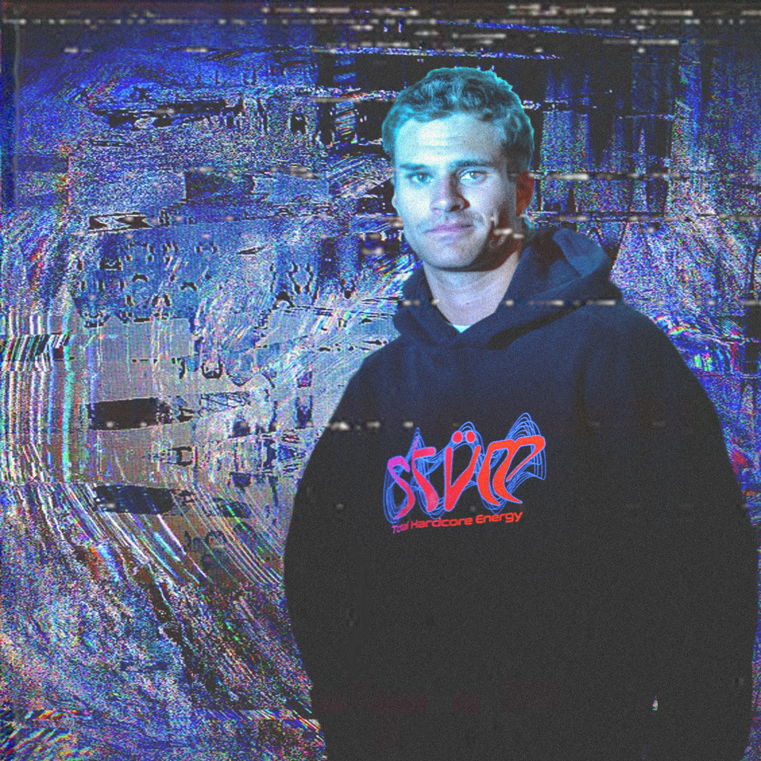 Premium Hardcore Energy Hoodie - Black - STÜM Productions