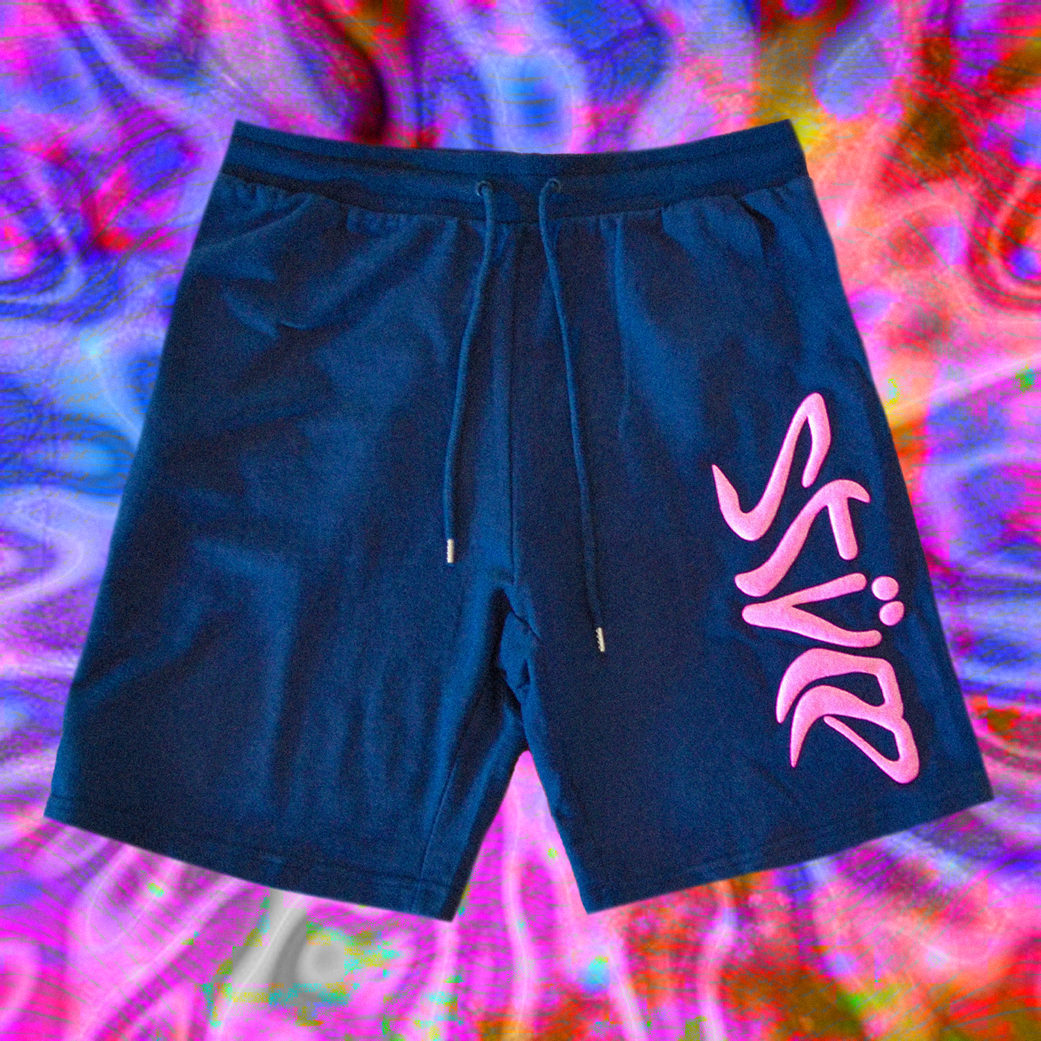 Premium Summer of Love Trackie Shorts – Petrol Blue - STÜM Productions