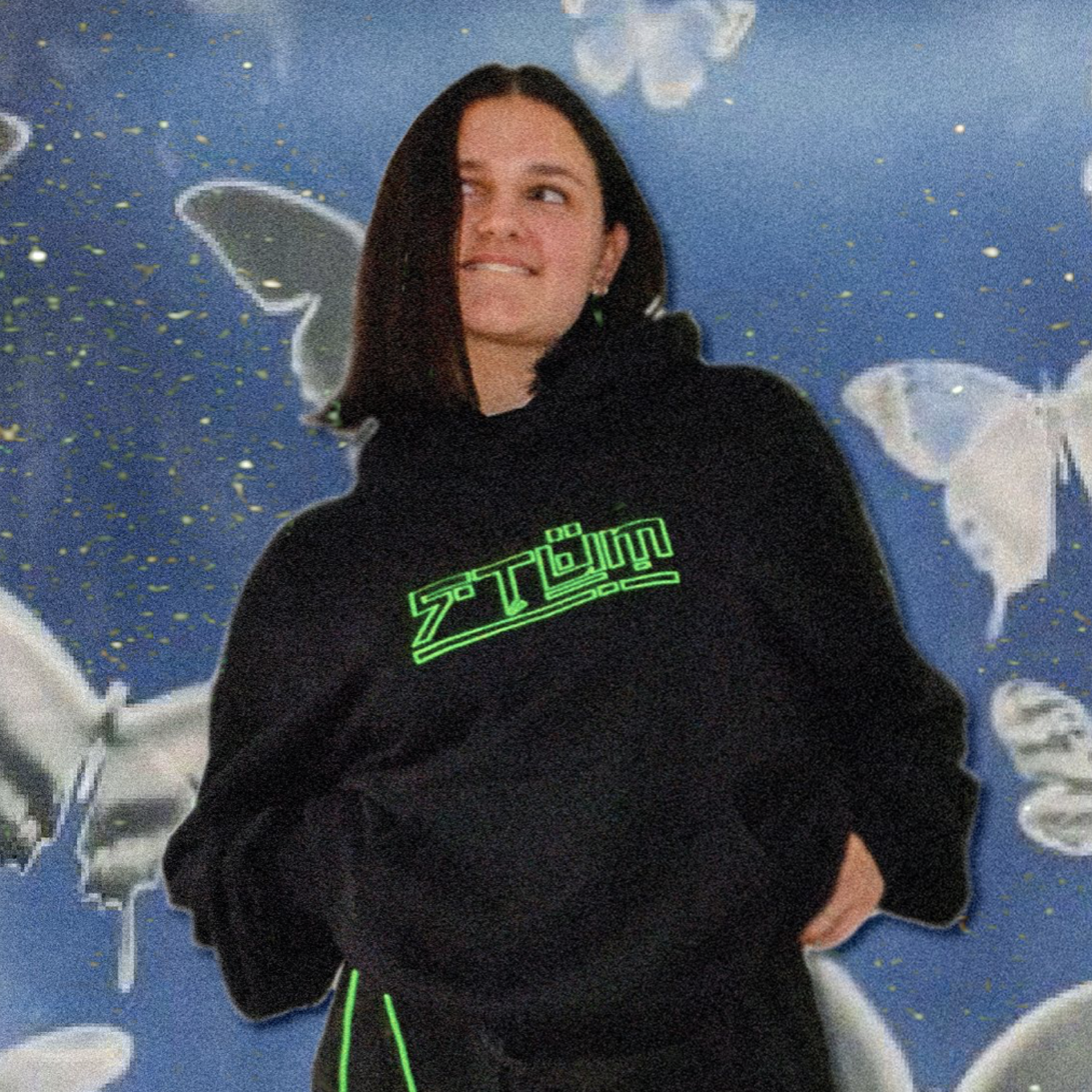 STÜMTRIX Premium EMBROIDED Hoodie – Black - STÜM Productions