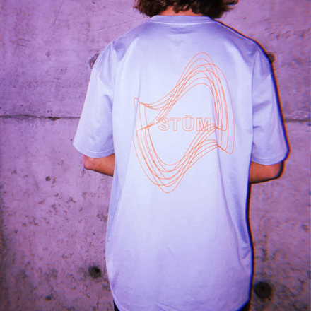 STÜM Classic Logo Tee – Pale Blue - STÜM Productions