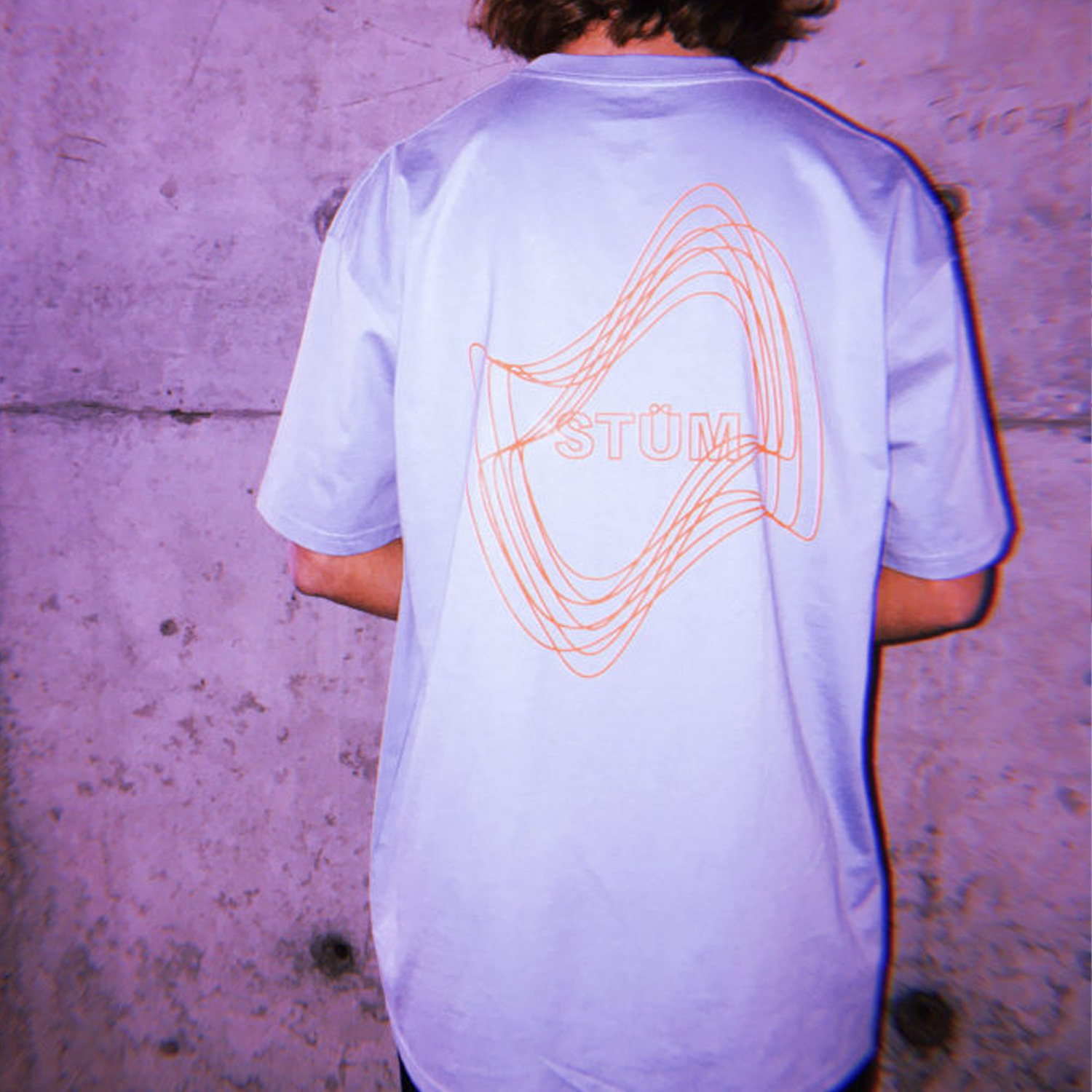 STÜM Classic Logo Tee – Pale Blue - STÜM Productions