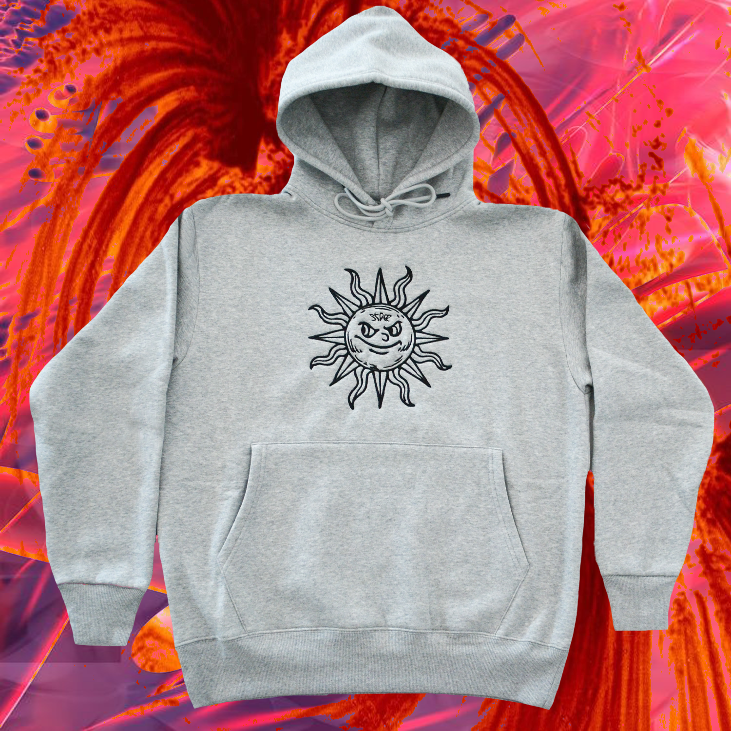 Shady Sun Premium Embroidered Hoodie - STÜM Productions