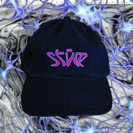Summer of Love 6 Panel Cap – Black - STÜM Productions