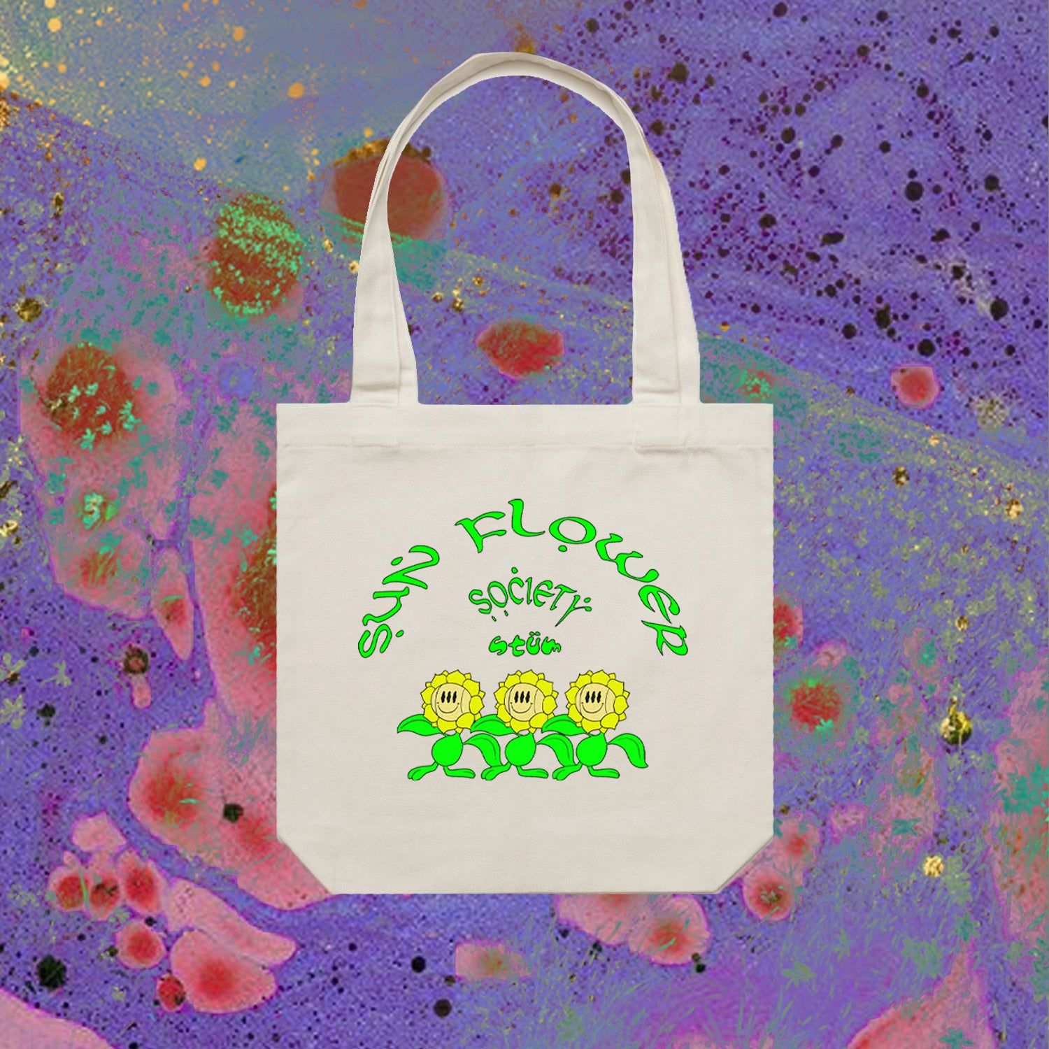 Sunflower Society Tote - Natural - STÜM Productions