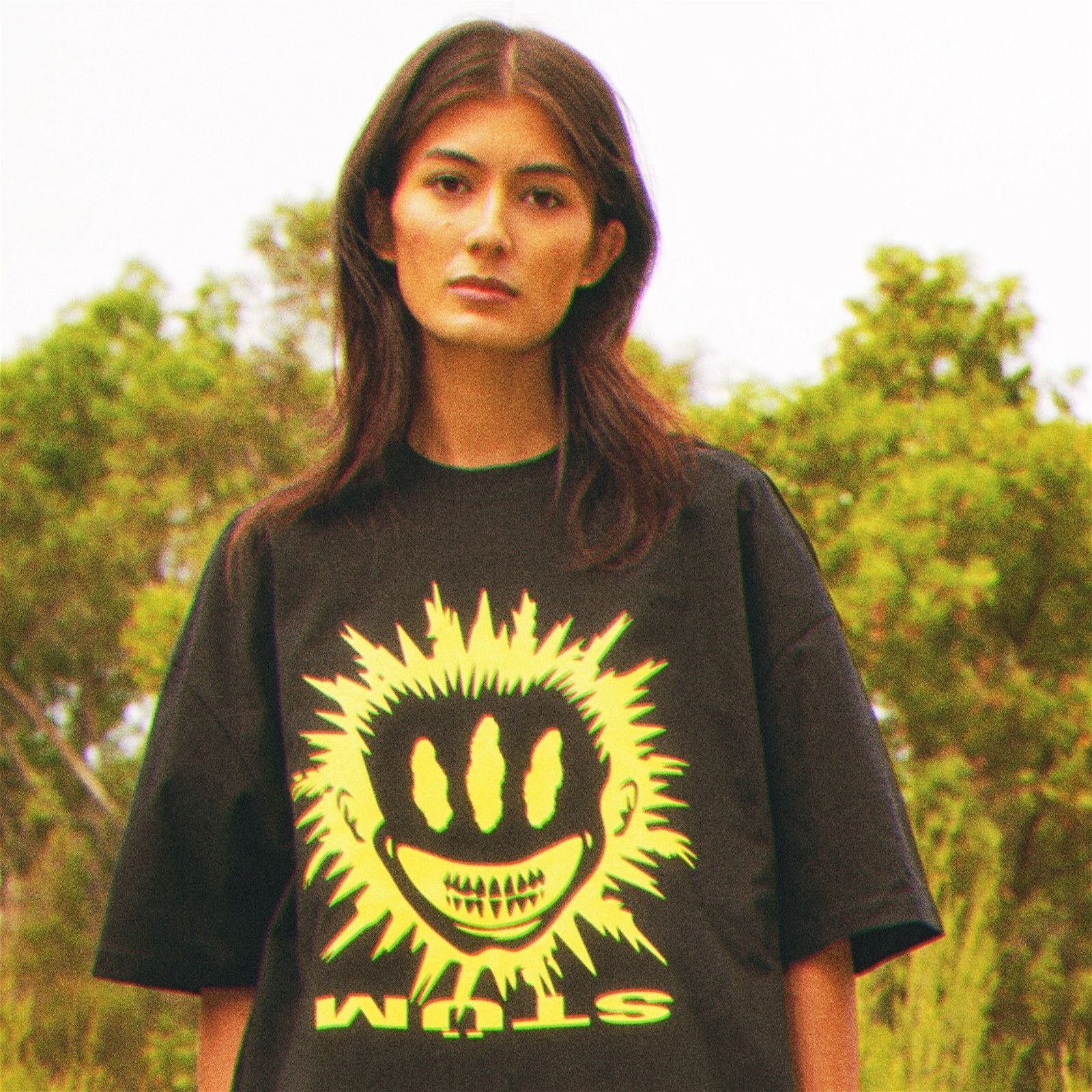 Volt Smile Tee - Black - STÜM Productions