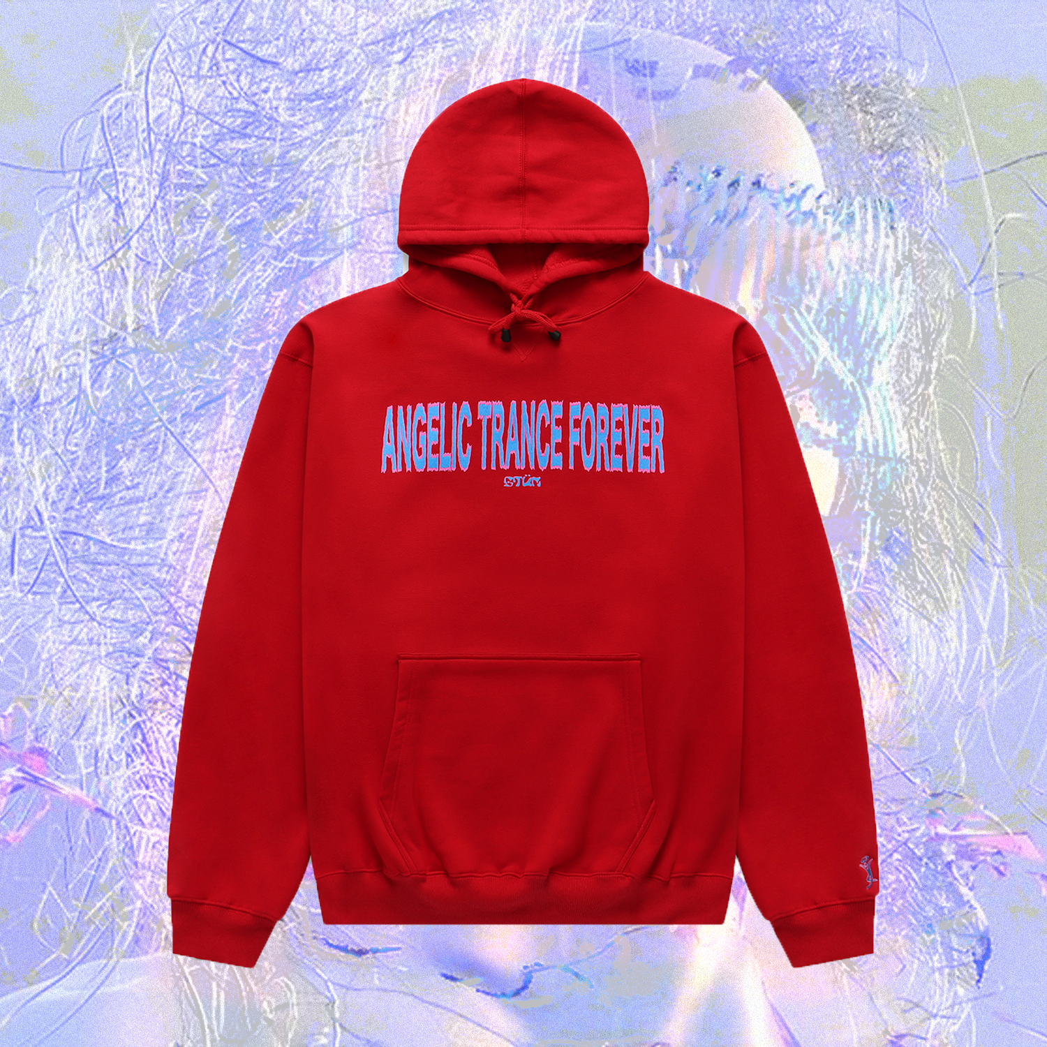 Angelic Trance Hoodie - Crimson - STÜM Productions