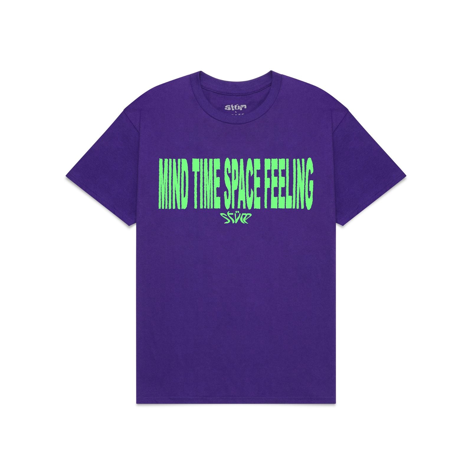 Glow Mind Time Tee - Purple - STÜM Productions