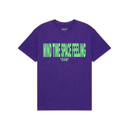 Glow Mind Time Tee - Purple - STÜM Productions