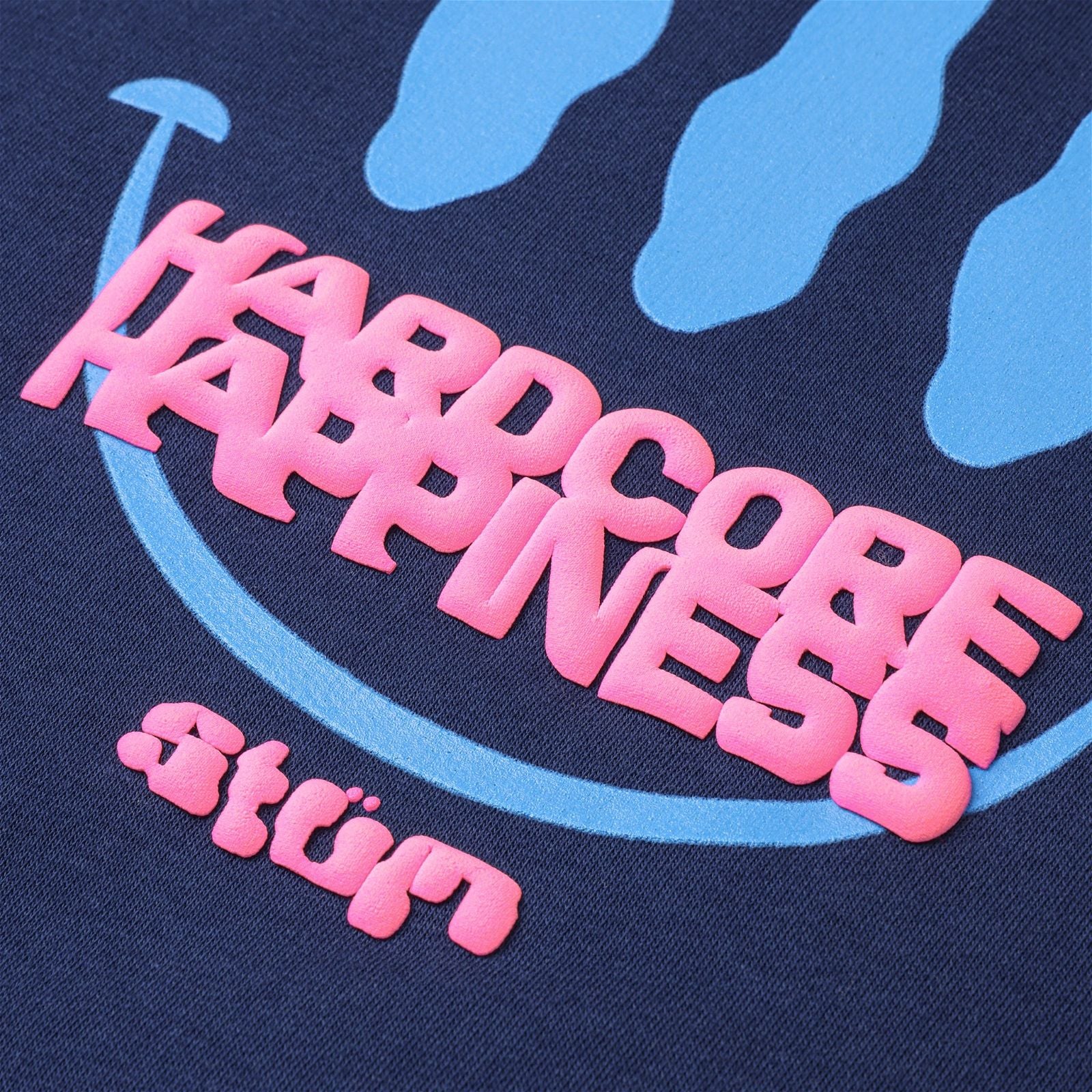 Hardcore Happiness Hood - Navy - STÜM Productions