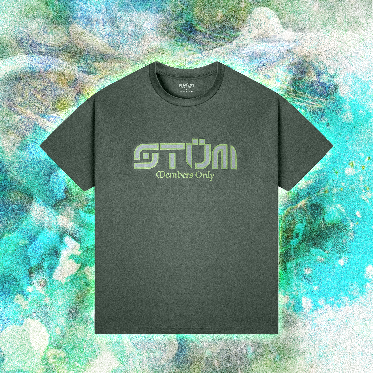 Members Only Tee - Sage Green - STÜM Productions