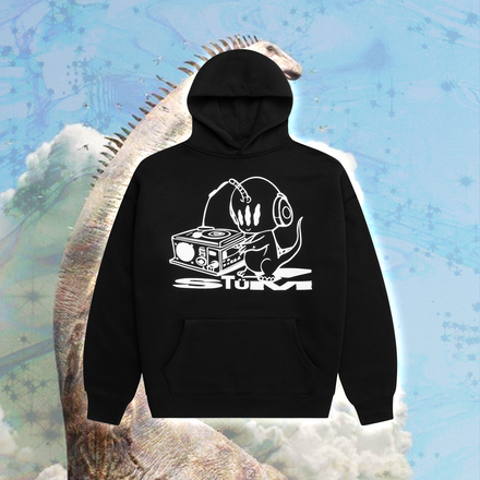 Premium Dino Hood - Black - STÜM Productions