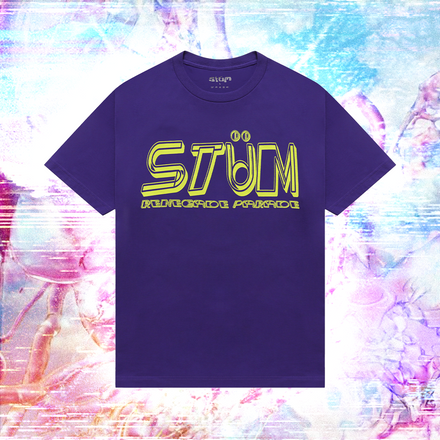 Renegade Rave Tee - Purple - STÜM Productions