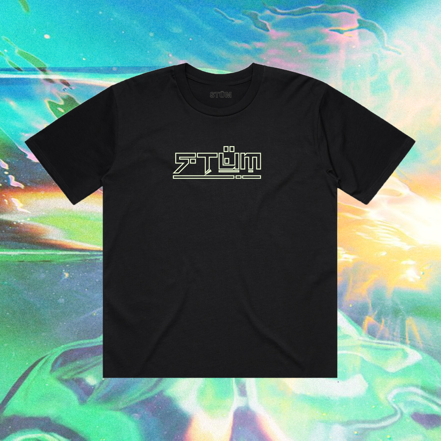 STÜMTRIX Glow Tee - Black - STÜM Productions