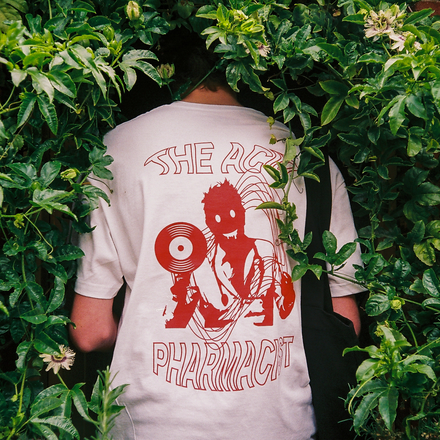 STÜM Acid Pharmacist Tee – White - STÜM Productions