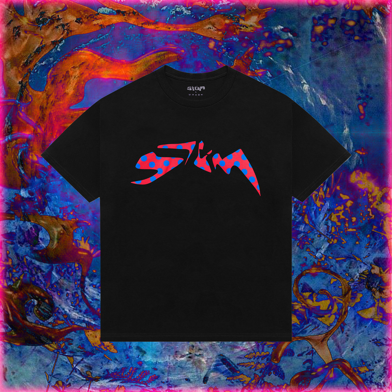 Spot Tee - Black - STÜM Productions