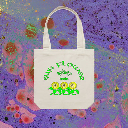 Sunflower Society Tote - Natural - STÜM Productions