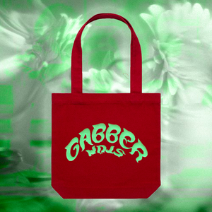 GABBER Tote Bag - Crimson